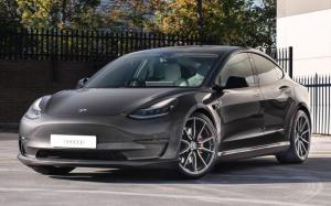 Tesla Model 3 by Urban Automotive on Vossen Wheels (HF-3) '2019